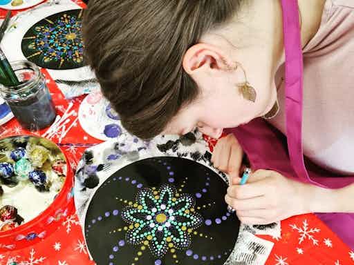 Learn to paint mandala with this meditative art class