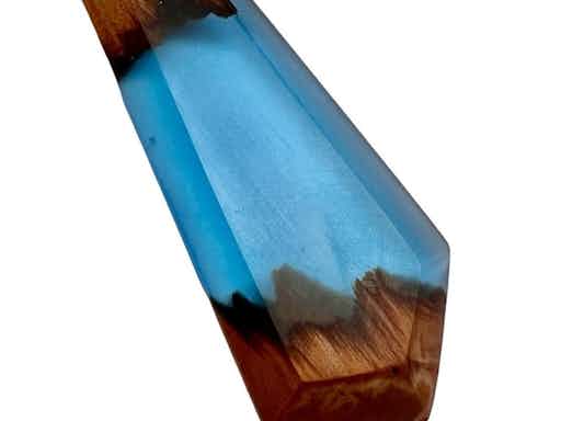 Native wood and resin Pendants