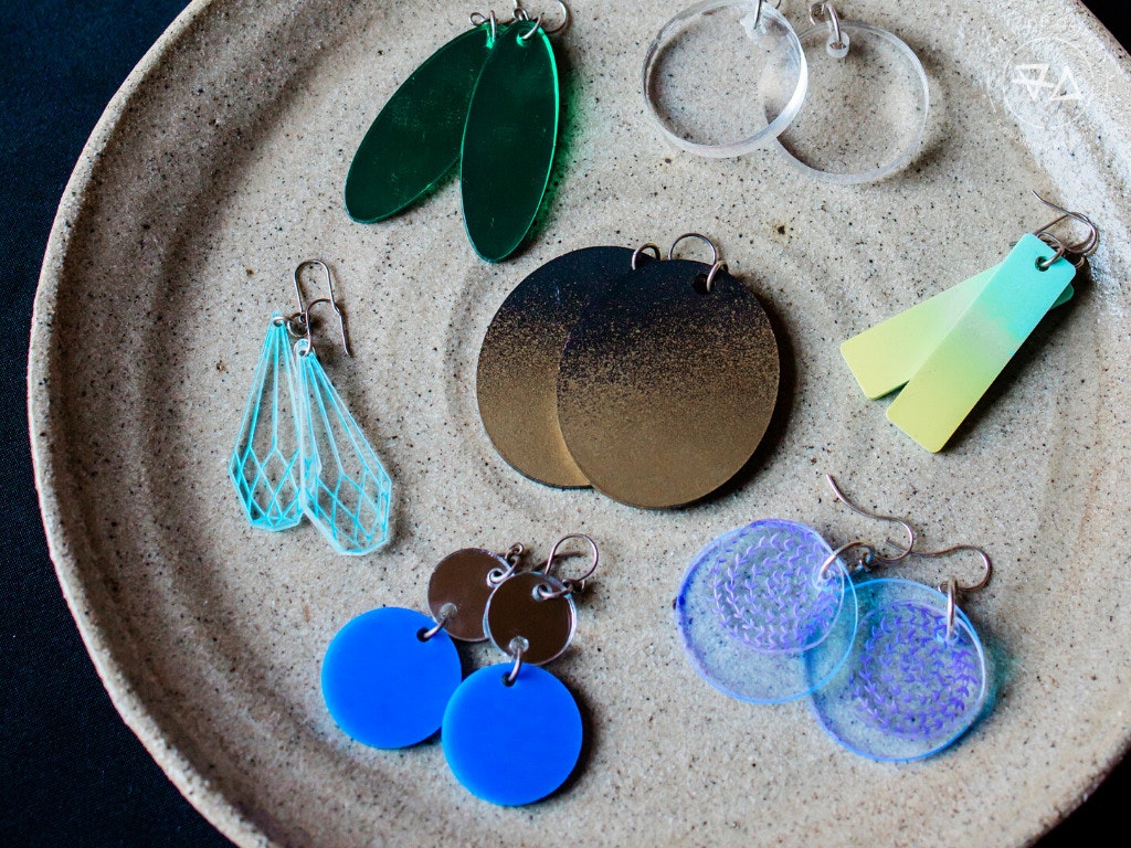 JEWELLERY | HAND PAINTED ACRYLIC JEWELLERY