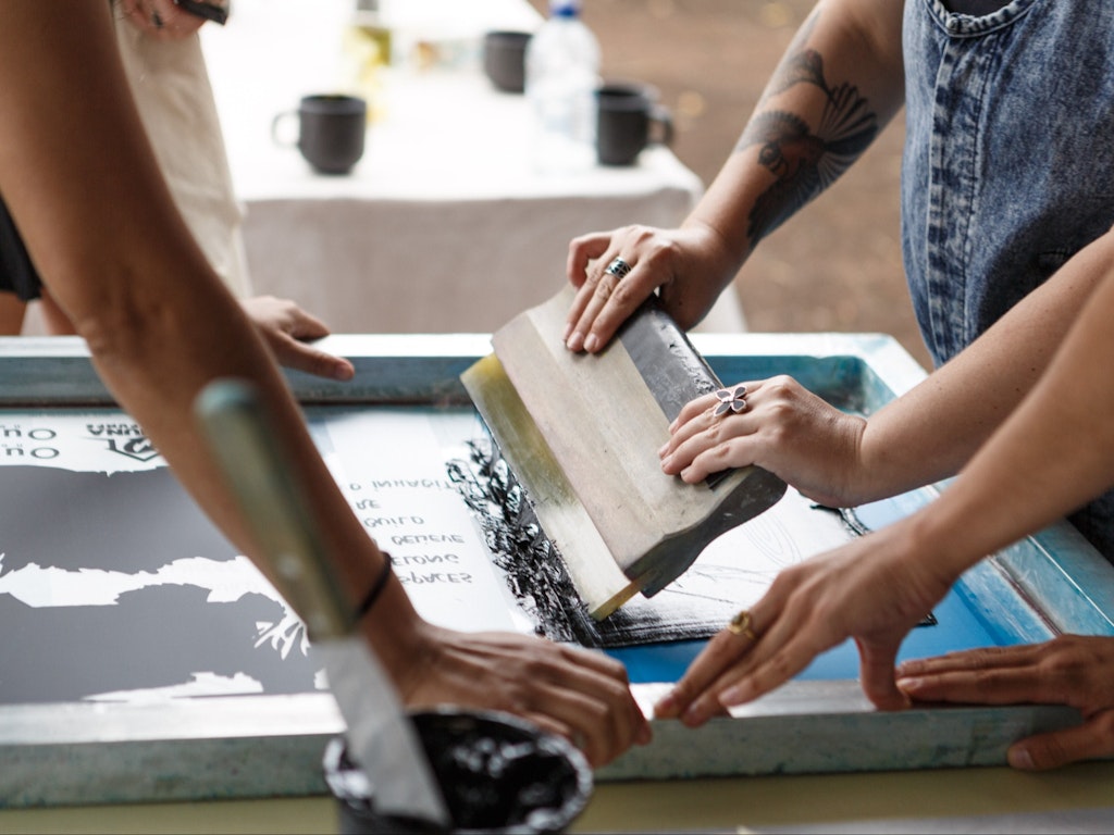 Intro to Fabric Screen Printing - Corban Estate Arts Centre