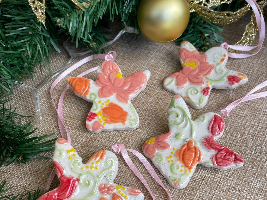 Christmas in July: Ceramic Ornaments (Alderley)